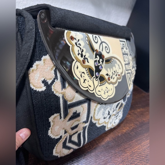 Vintage 80’s Patricia Smith Moon Bag - Picture 2 of 14